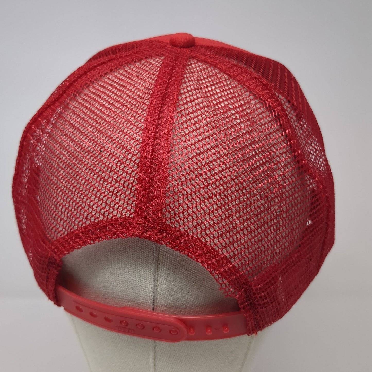 Ninkasi Brewing Eugene Oregon Trucker Hat Red One Size Adjustable Mesh Back Otto