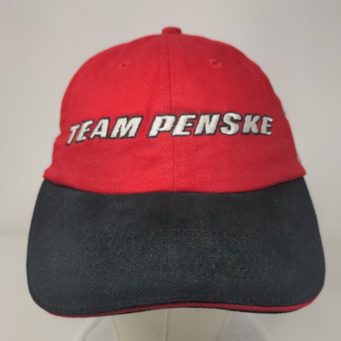 Team Penske Men's Strapback Hat Red OSFM #6 #3 Ryan Briscoe Helio Castroneves