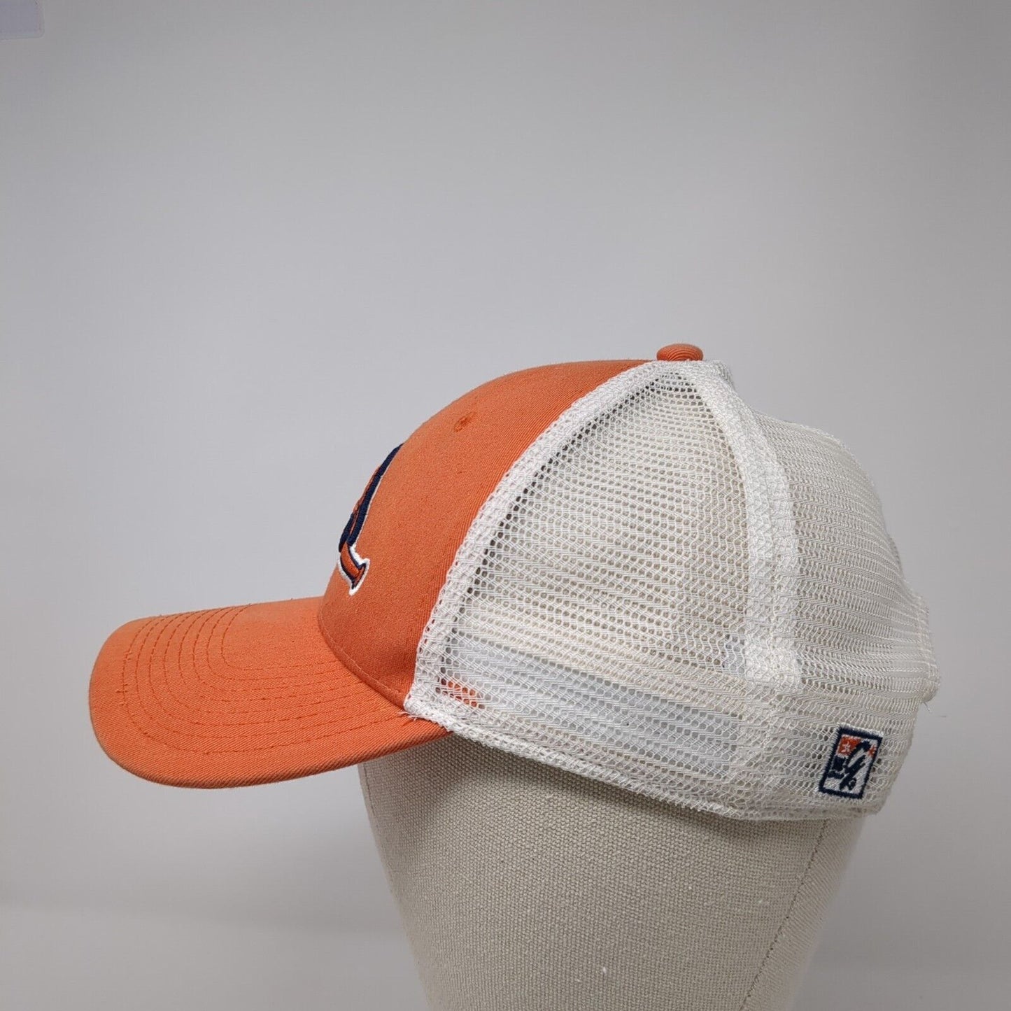 The Game Snapback Trucker Hat Orange One Size Adjustable Embroidered Mesh Back