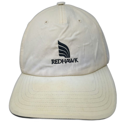 Adidas Baseball Cap Beige One Size Slideback Redhawk Logo Embroidery Golf Hat