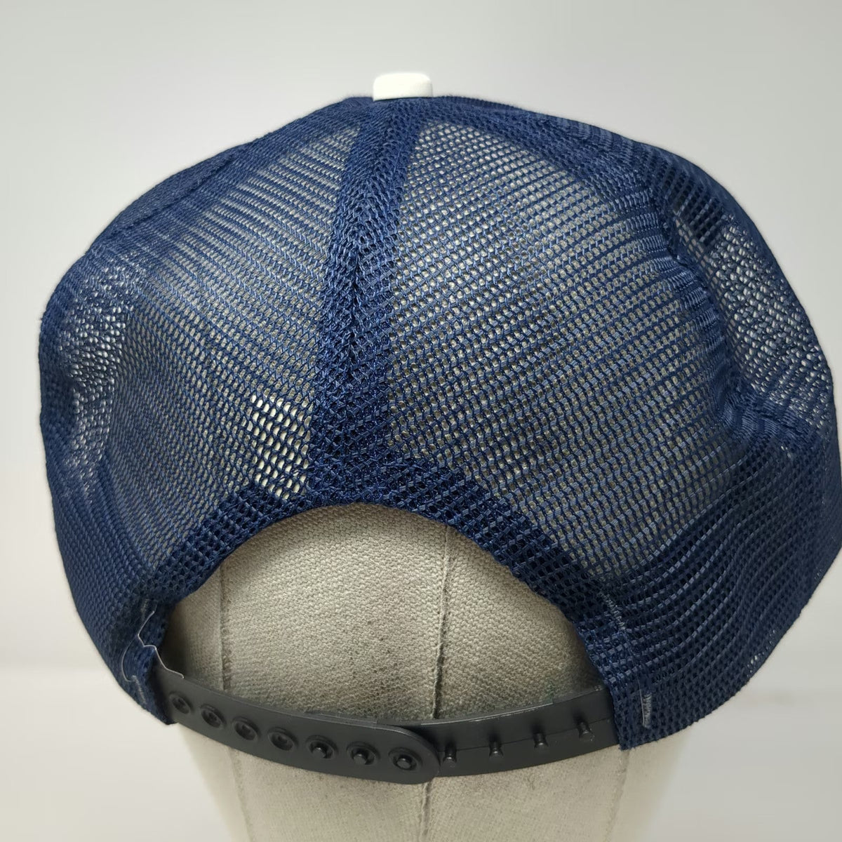Rockwell Sawbuck Frame Trim Saw Blue Trucker Hat Snapback Patch USA Vintage