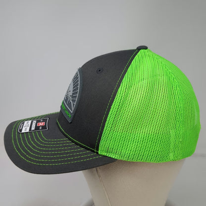 Richardson 112 Trucker Hat Gray Green One Size Idaho Central Credit Union Patch