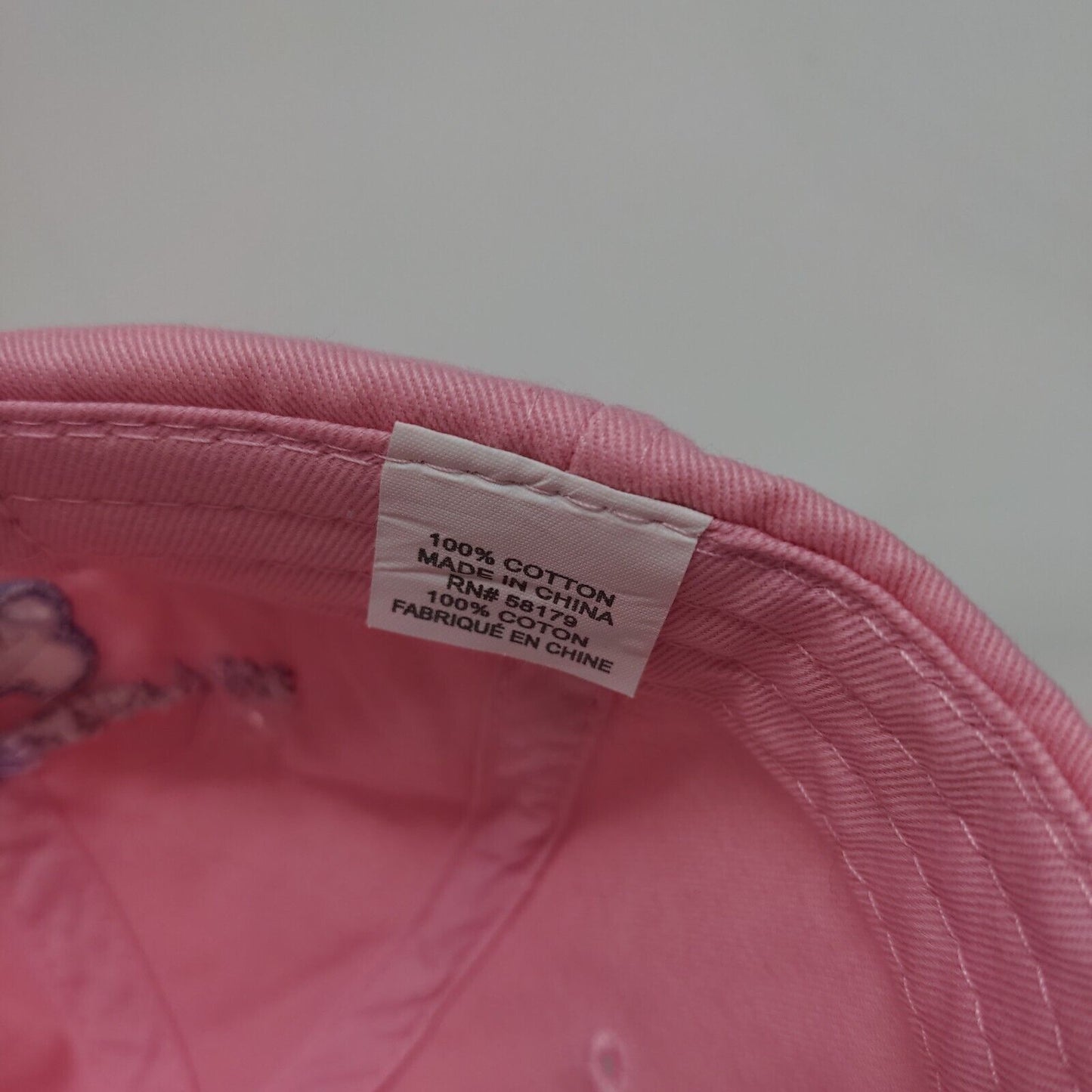 Warning: Stella May Leave Pawprints On Your Heart Slideback Hat Pink OS Lids
