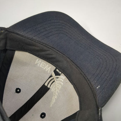 Baseball Cap Gray One Size New Zealand Silver Fern Embroidered Hat Strapback
