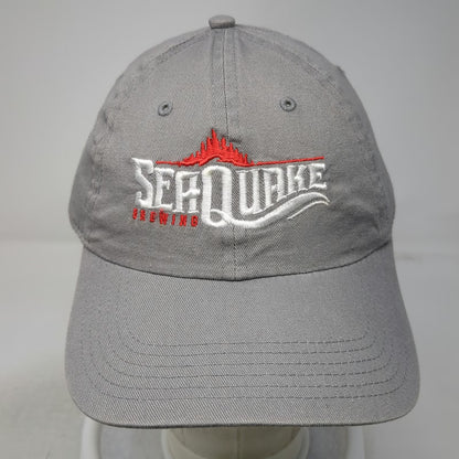 OTTO Baseball Cap Gray One Size SeaQuake Brewing Slideback Cotton Logo hat