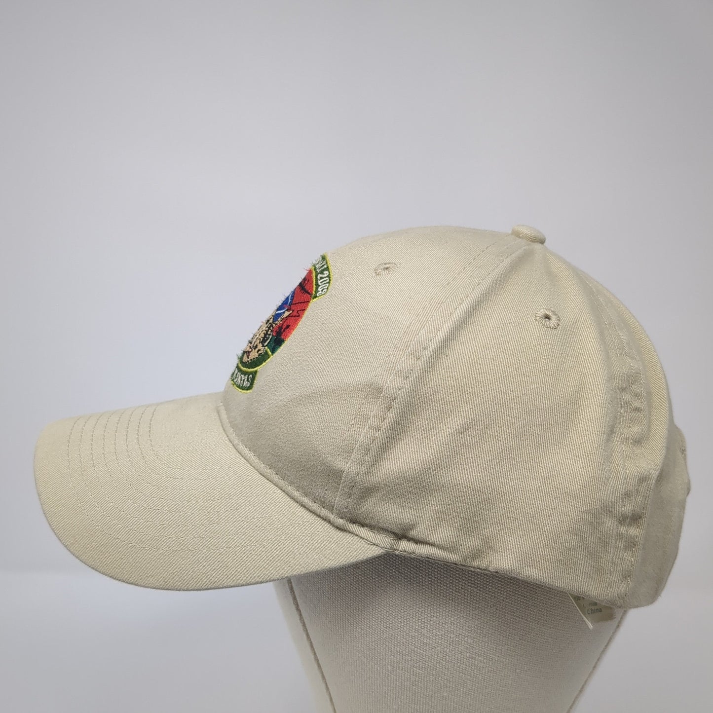 Hawgsmoke 2008 Salina Kansas Baseball Cap Brown One Size Adjustable Embroidered