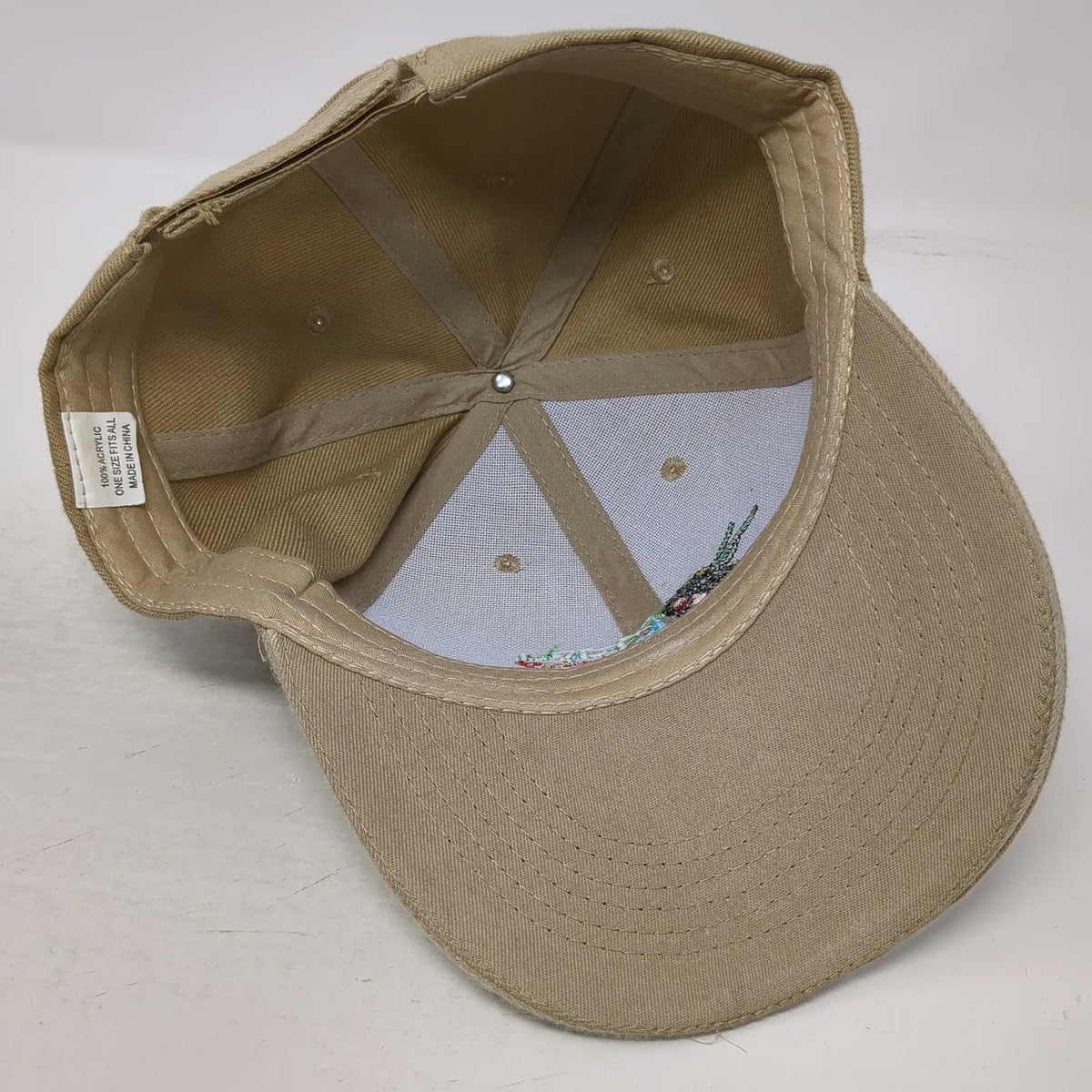 Maya Key Roatan Honduras Baseball Cap Beige One Size Strapback Hat Parrot