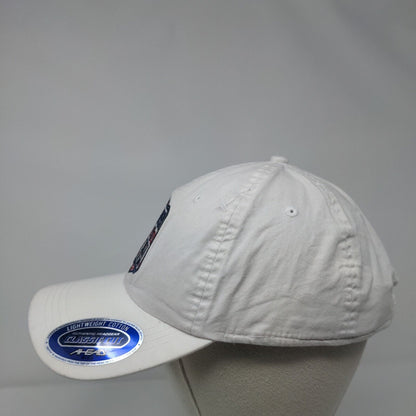 Super Bash The Row 2019 Strapback Hat White Classic Cut Embroidered