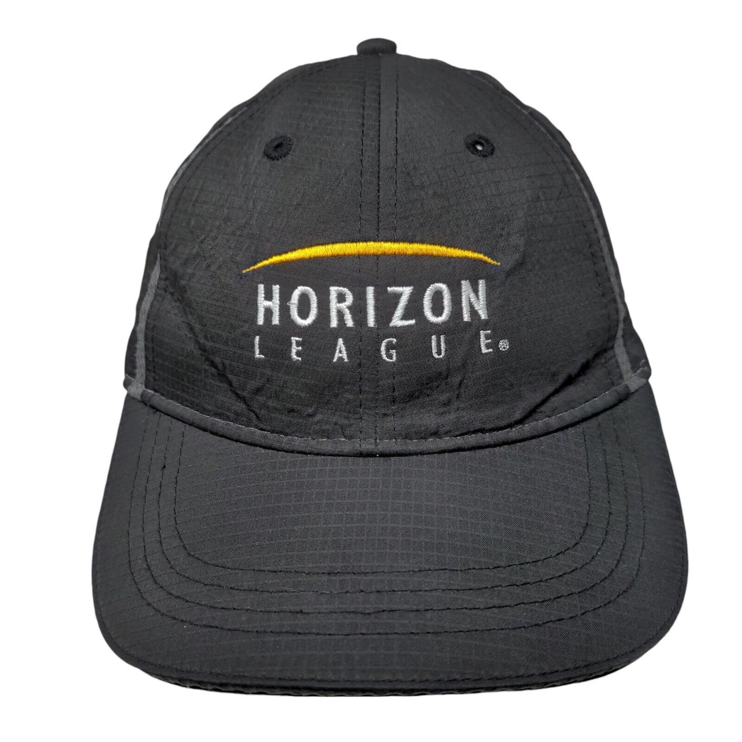 Horizon League Slideback Hat Black One Size Embroidered Cap America Golf