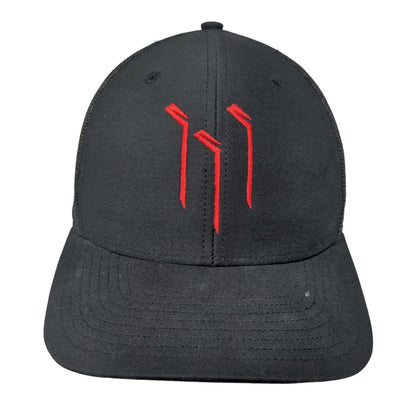 Syck Hockey Snapback Mesh Back Trucker Hat Black One Size Richardson