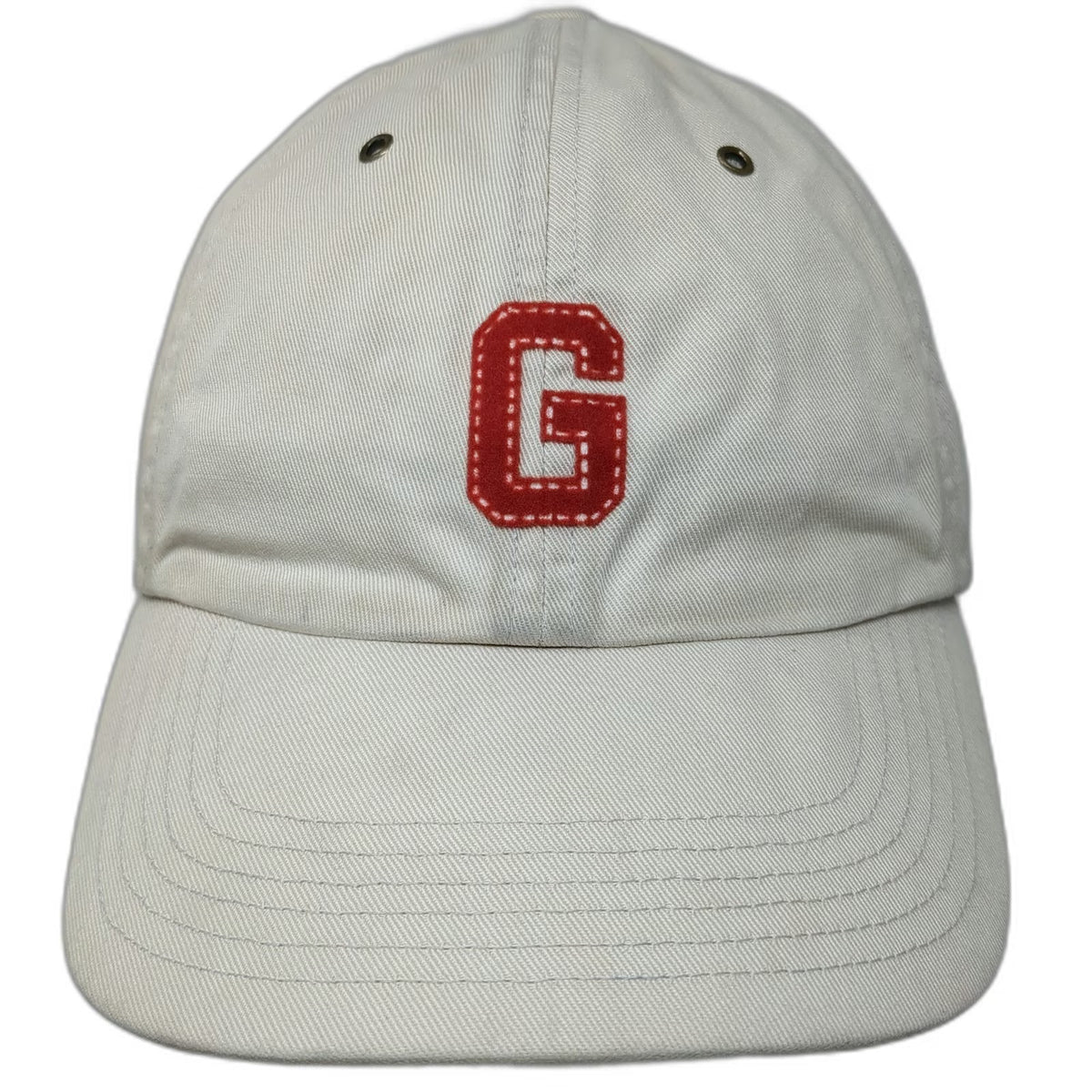 GAP Baseball Cap Beige M Strapback Embroidered G Logo Adjustable Cotton Hat