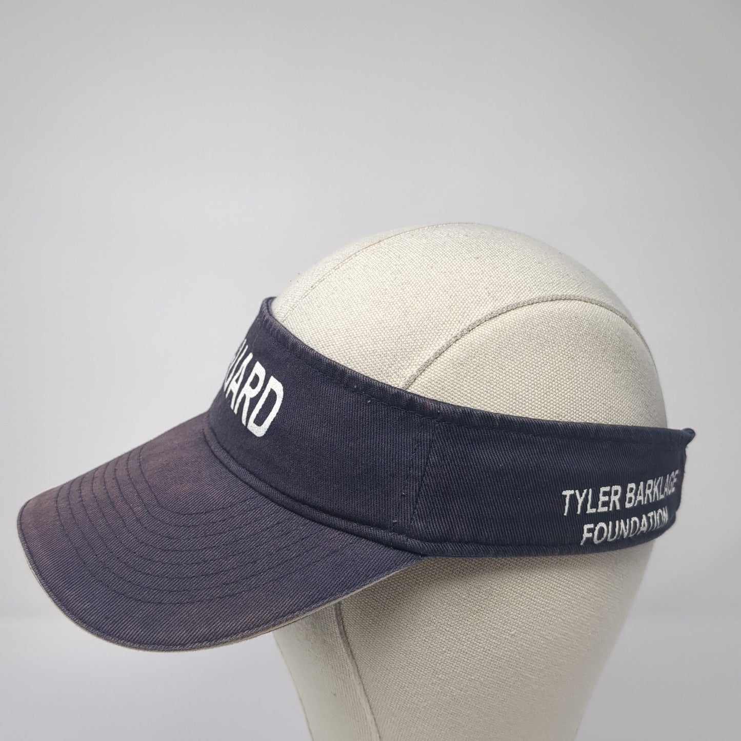 Guard Strapback Visor Hat Blue One Size Adjustable Outdoor Toppers