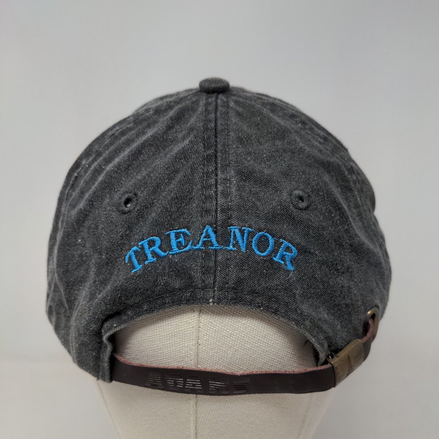 Adams Men's Slideback Hat Gray Adjustable Embroidered Treanor Logo Cotton