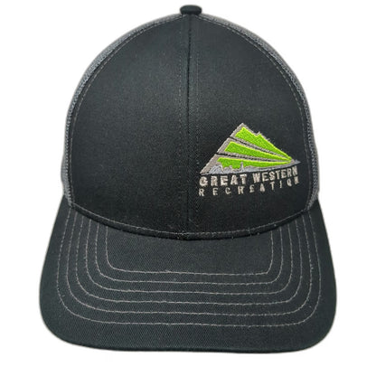 Outdoor Cap Great Western Recreation Trucker Hat Black One Size Mesh Snapback