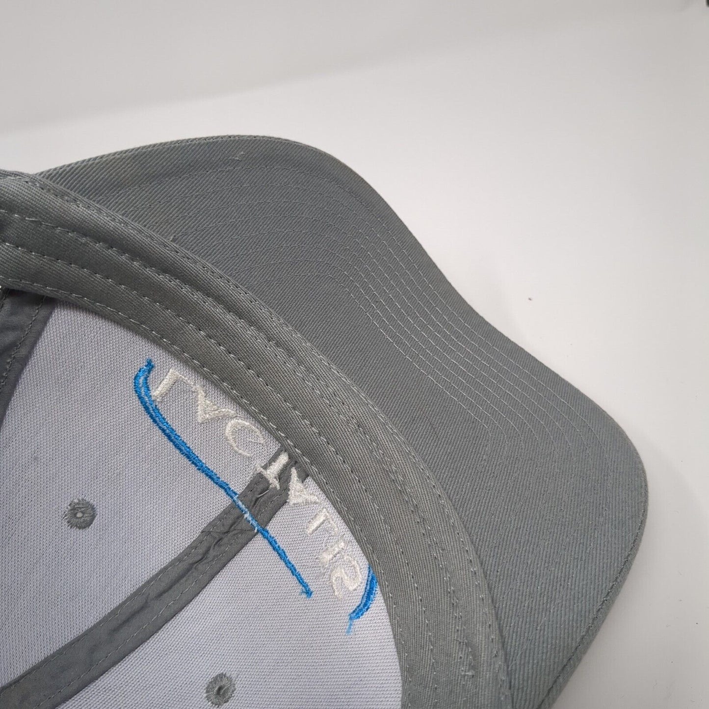 Lactalis Snapback Trucker Hat Gray One Size Adjustable Mesh Back Port Authority