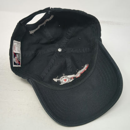 Otto Baseball Cap Black One Size Nikon Hunting Spot On Target Logo Strapback Hat