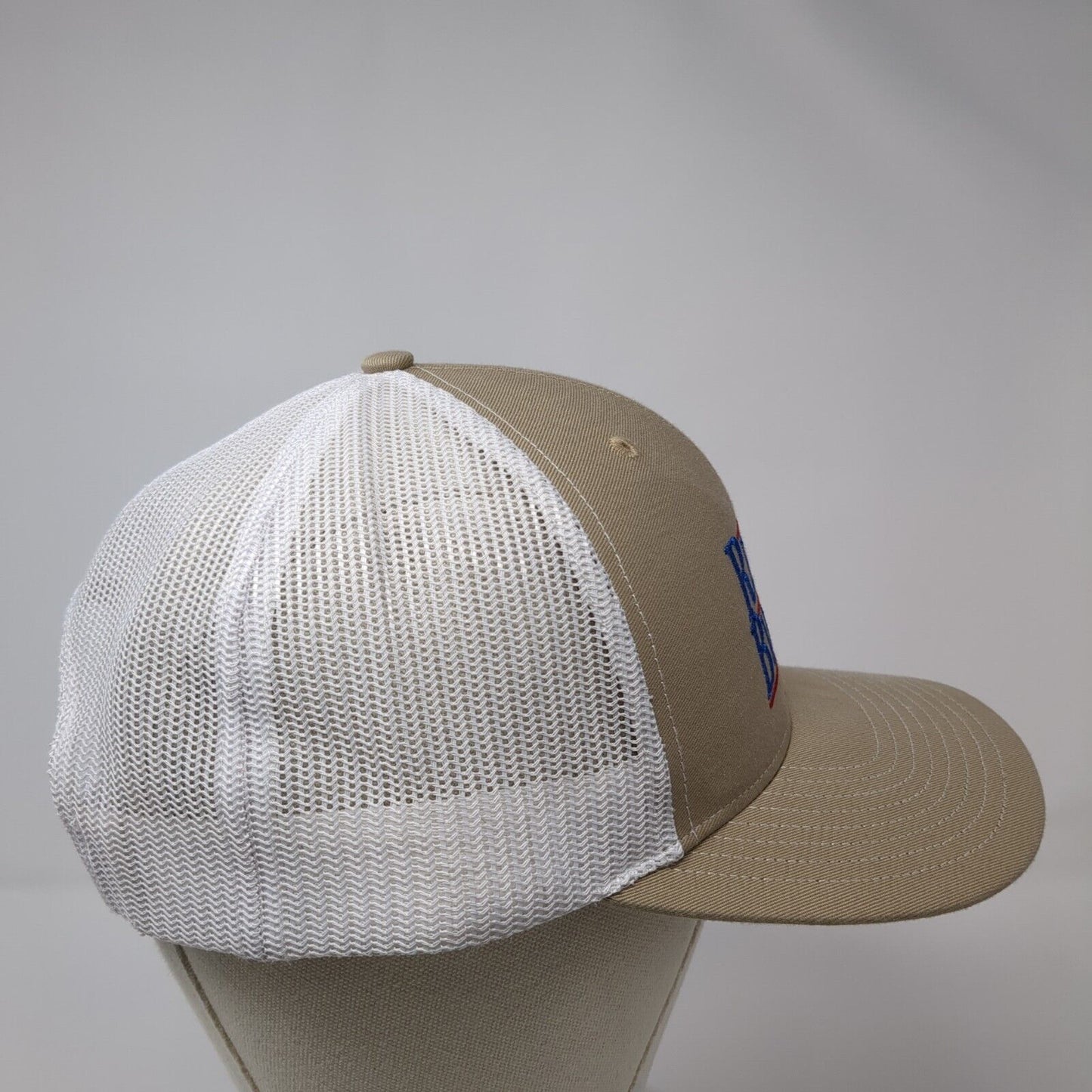 Reagan Bush '84 Snapback Trucker Hat Brown OS Adjustable Mesh Back Richardson