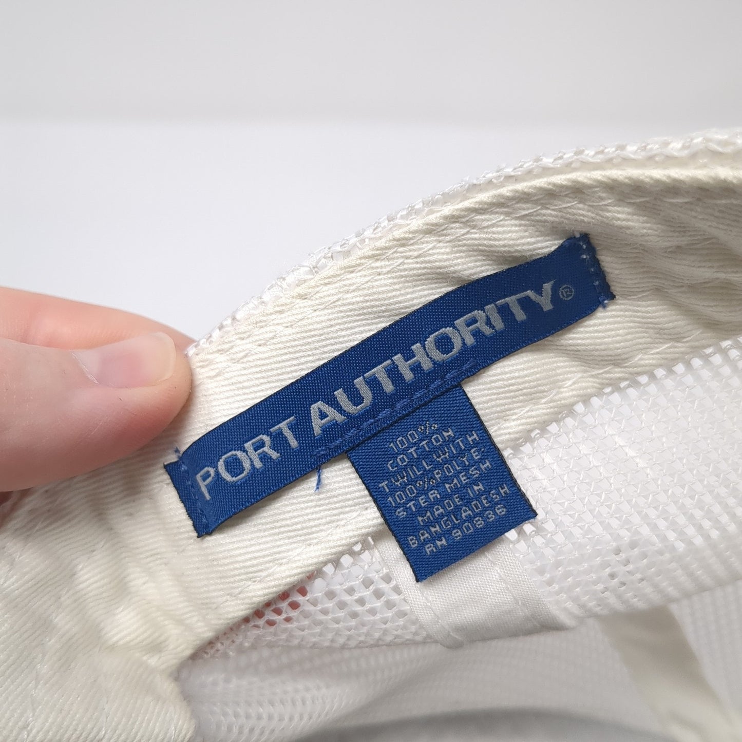 Sunroc Snapback Mesh Back Trucker Hat Black One Size Port Authority