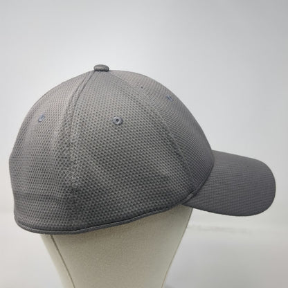 Under Armour Baseball Cap Gray XL Fitted Mesh Performance Athletic Workout Hat
