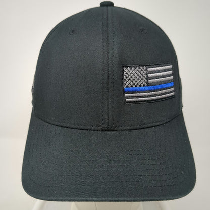 Relentless Defender Baseball Cap Black M Thin Blue Line Flexfit Hat 567 Police