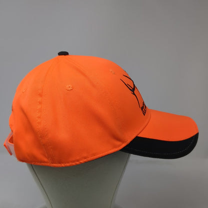 Rocky Mountain Elk Foundation Baseball Cap Orange One Size Strapback Logo Hat