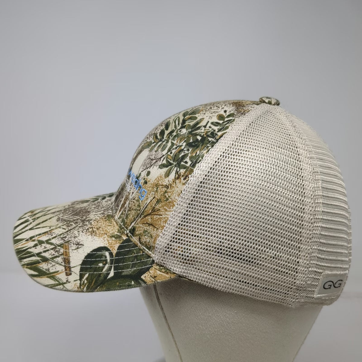 Game Guard Beige One Size Baseball Cap Camo Mesh Strapback Böhler Welding Hat