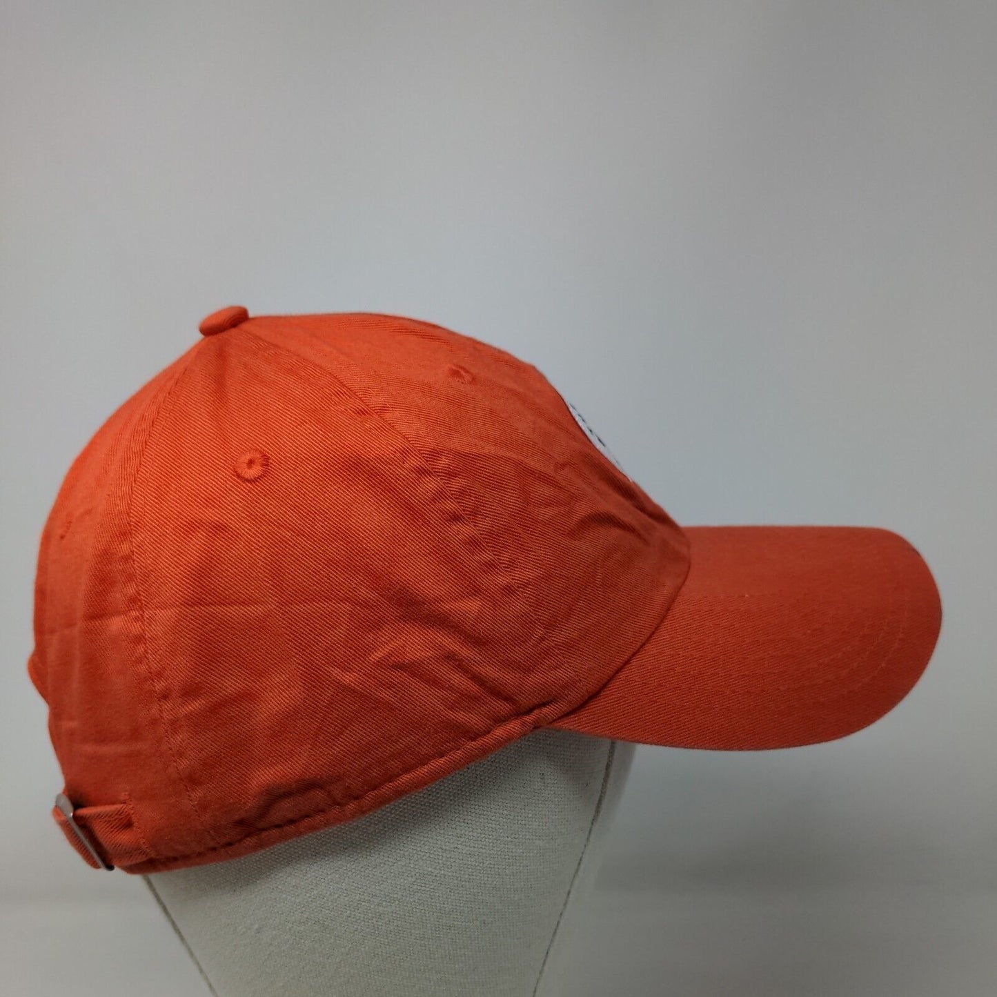 The Dunes Est. 1948 Slideback Hat Orange One Size Classic Cut Patch Logo Ahead
