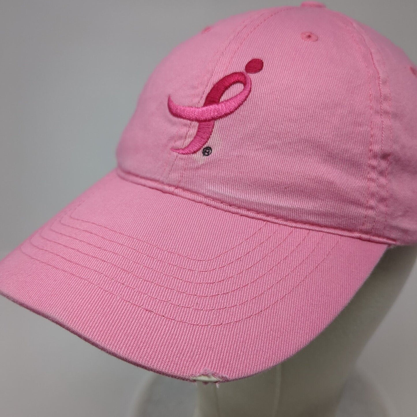 Pink Ribbon Strapback Hat Pink One Size NAPA All Out For The Cure