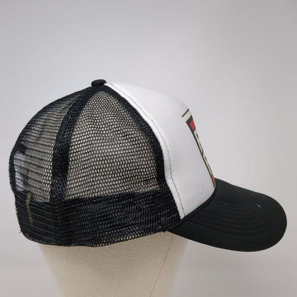 RUN FMF Snapback Trucker Hat Black One Size Adjustable Mesh Back 6 Panel Otto