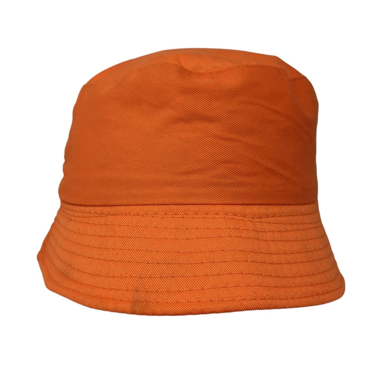 Unbranded Bucket Hat Orange One Size Solid Lightweight Blank Outdoor