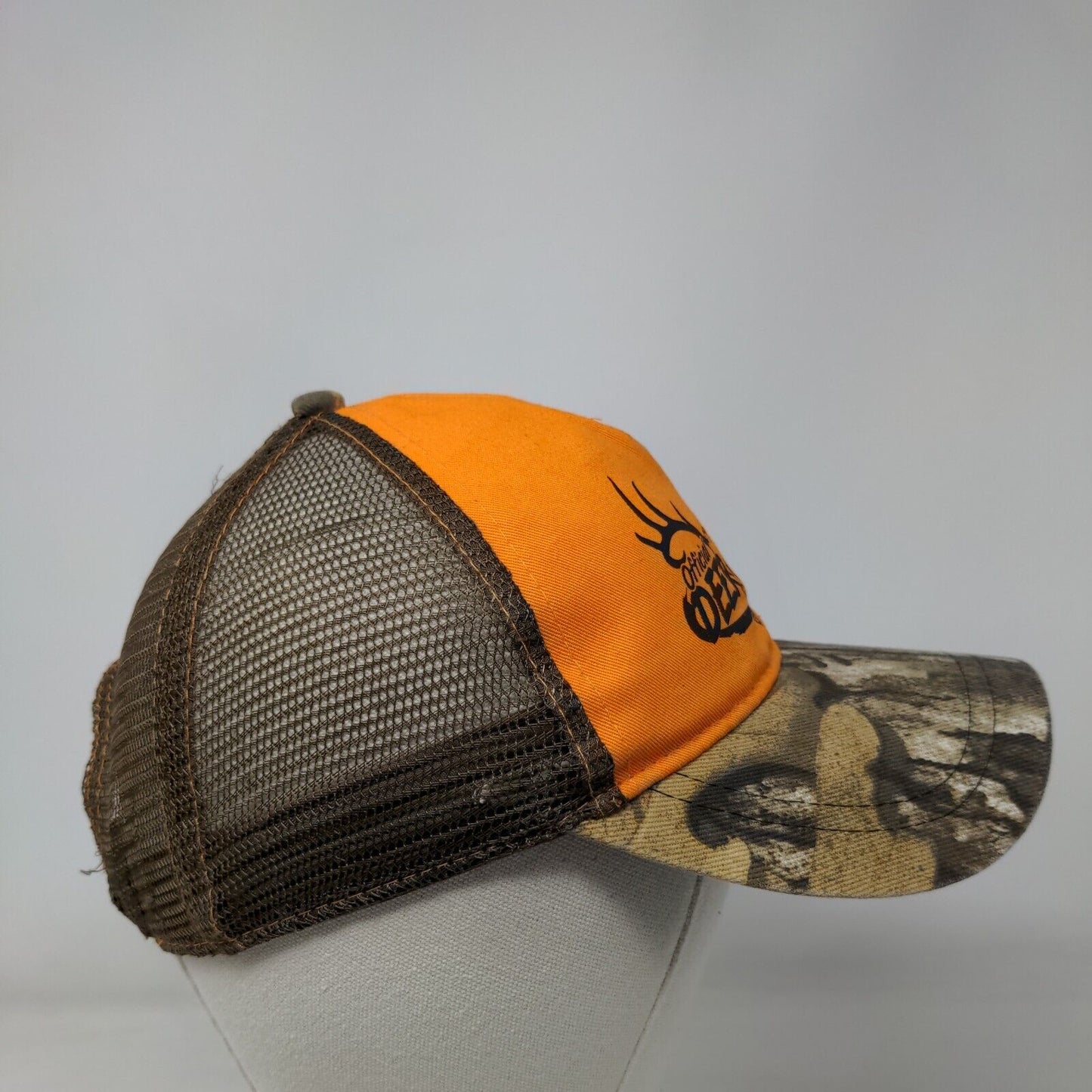 Official Deer Camp Gear Snapback Trucker Hat Multi OSFM Mesh Back