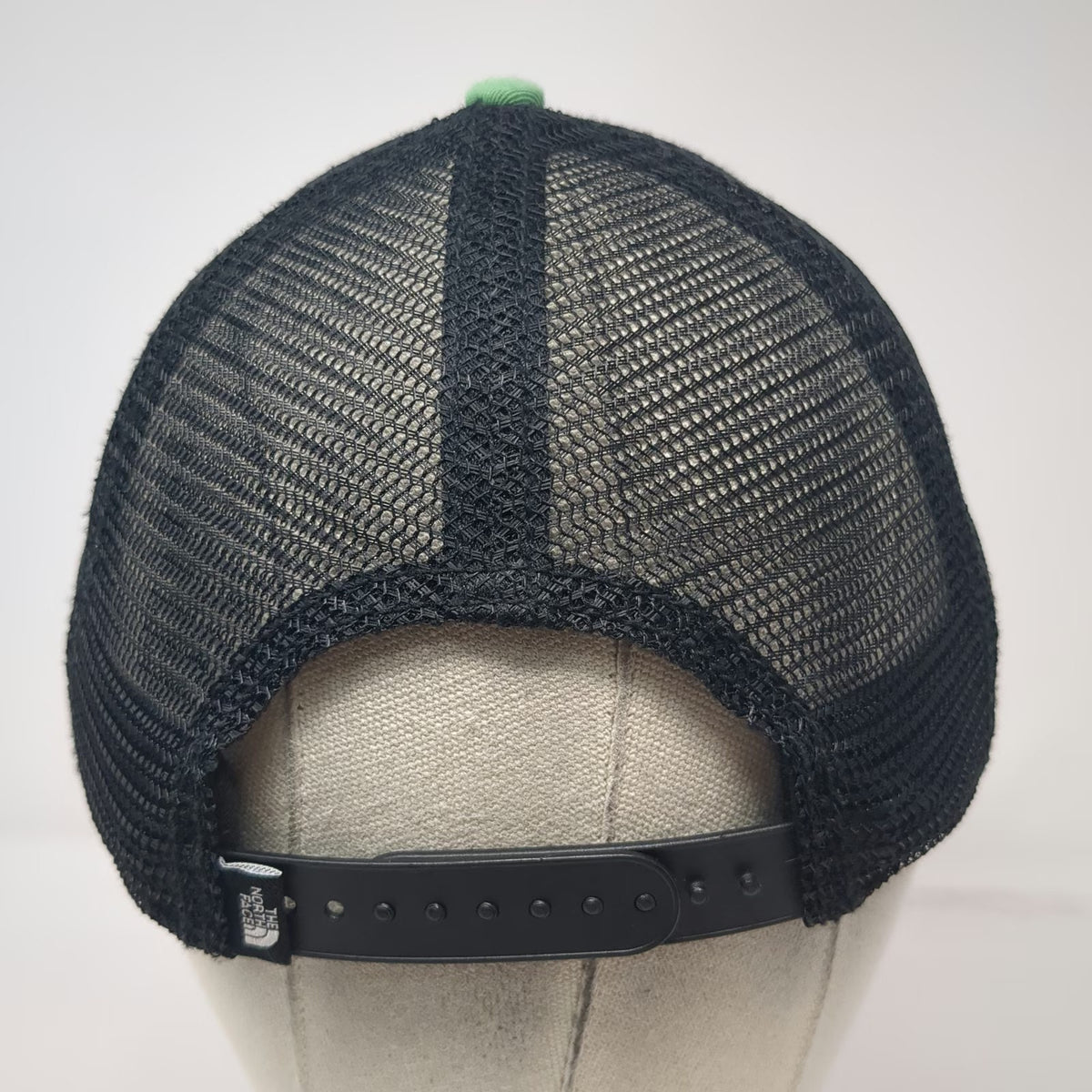 The North Face Trucker Hat Green One Size Mesh Back Embroidered Mountain Logo