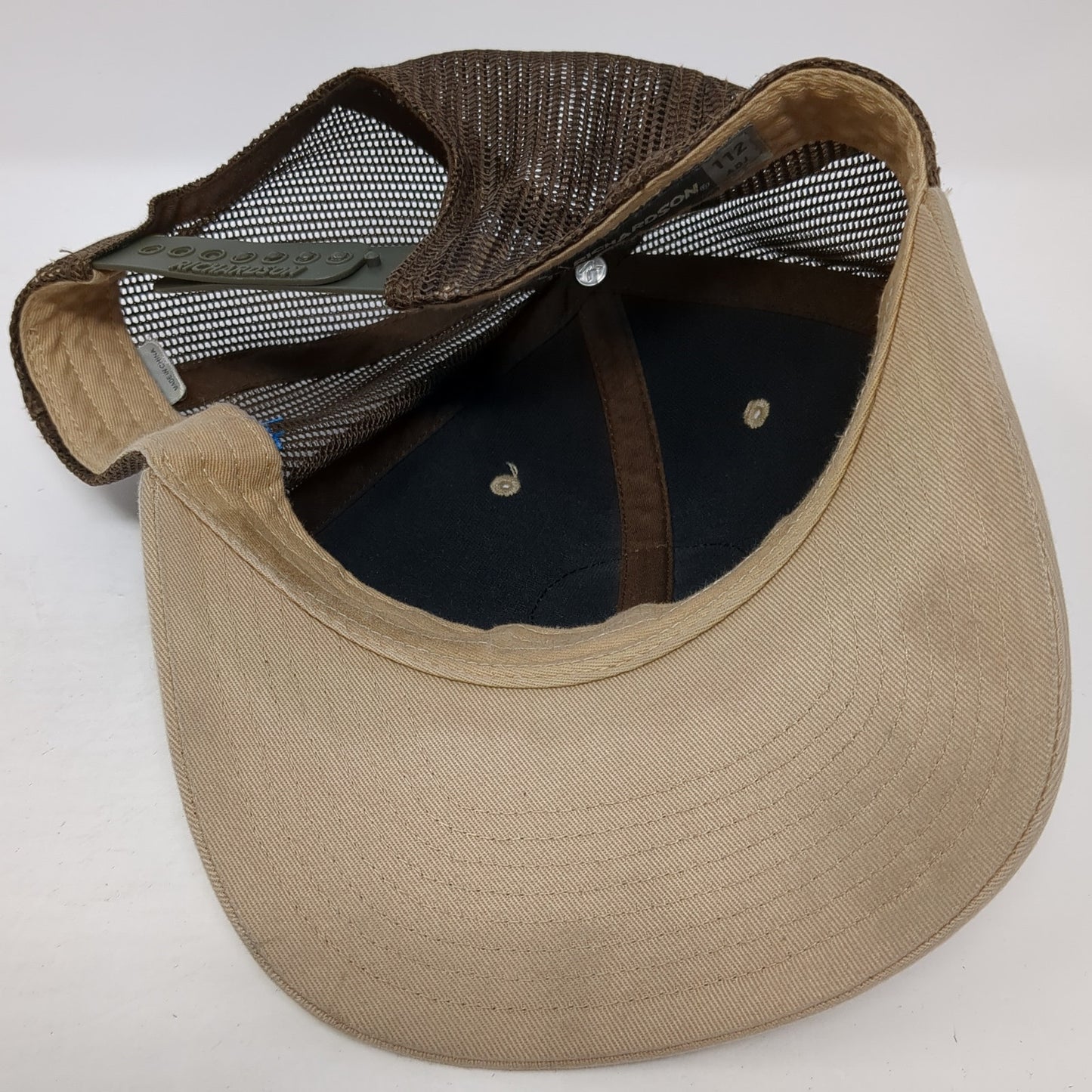 Onager Optek Snapback Mesh Back Trucker Hat Brown One Size Richardson