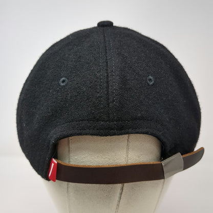 Overcrest Baseball Cap Black One Size Wool Sportscar Vacationland Strapback Hat
