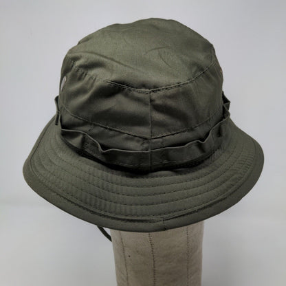 Wild Wild West Boy's Safari Bucket Hat Cotton Blend Green Size M