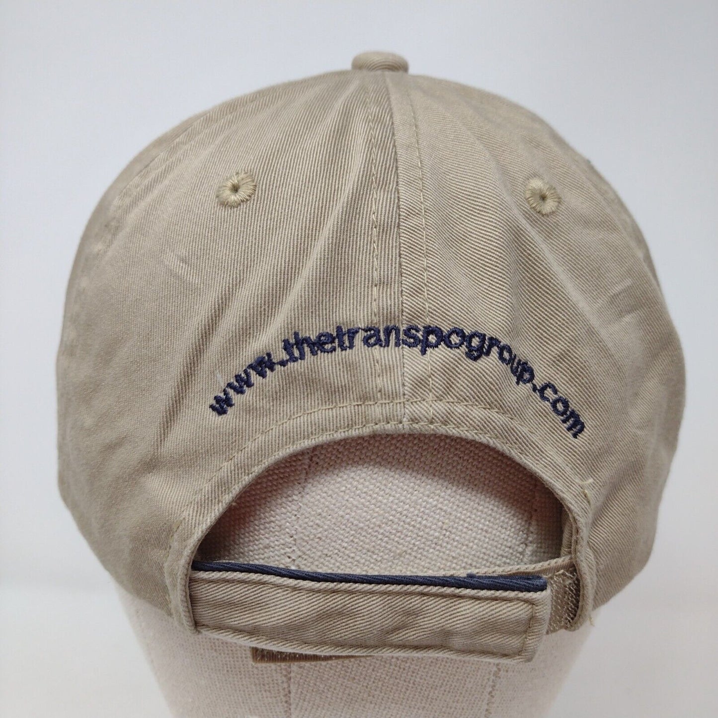 The Transpo Group Strapback Hat Tan One Size Adjustable Port Authority Signature