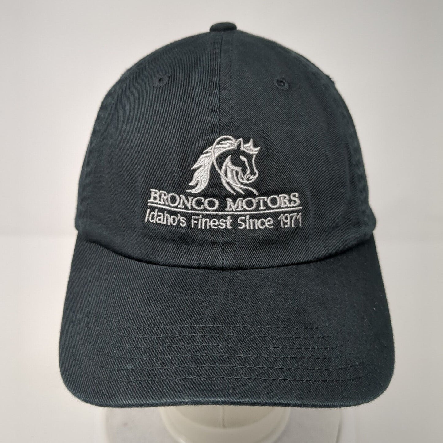 Bronco Motors Idaho's Finest Since 1971 Fitted Hat Black L/XL Port Authority