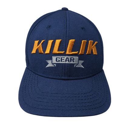 Killik Gear Snapback Hat Blue One Size Adjustable Solid Outdoor Cap
