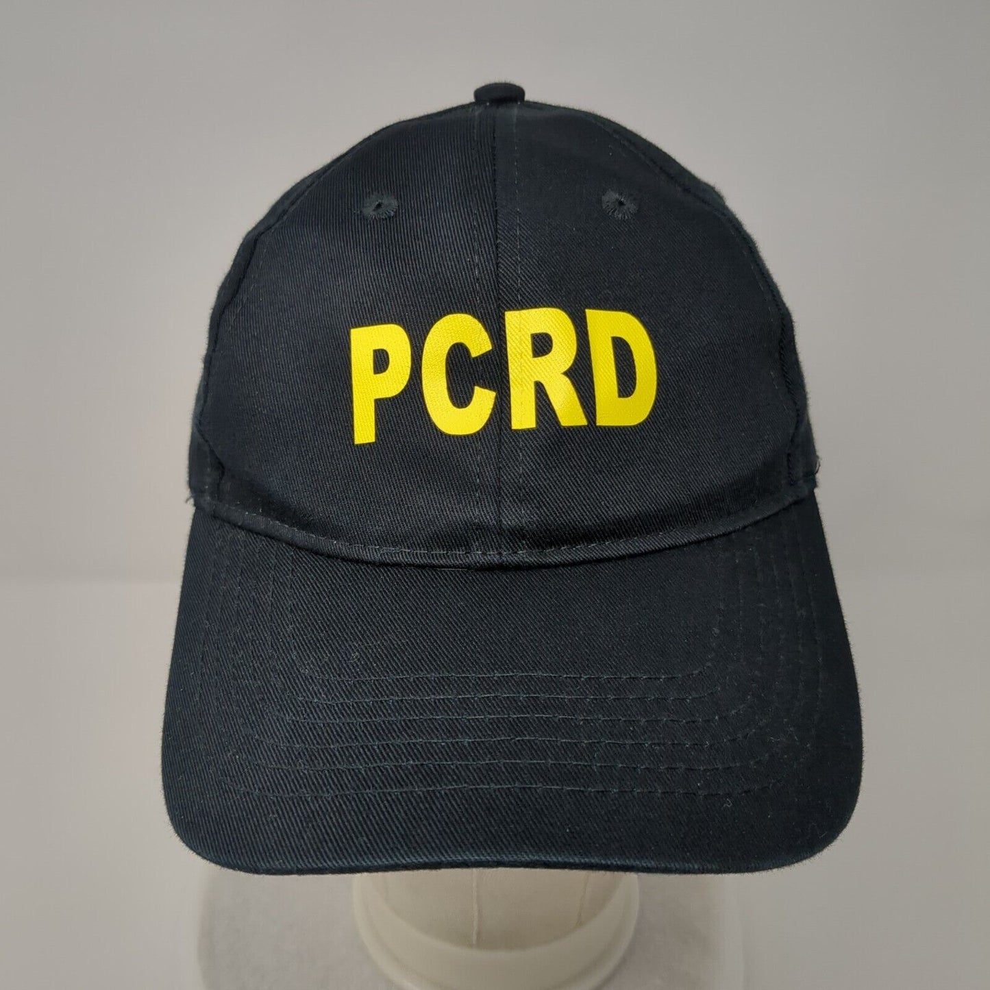 PCRD Strapback Hat Black Youth One Size Adjustable Port & Company
