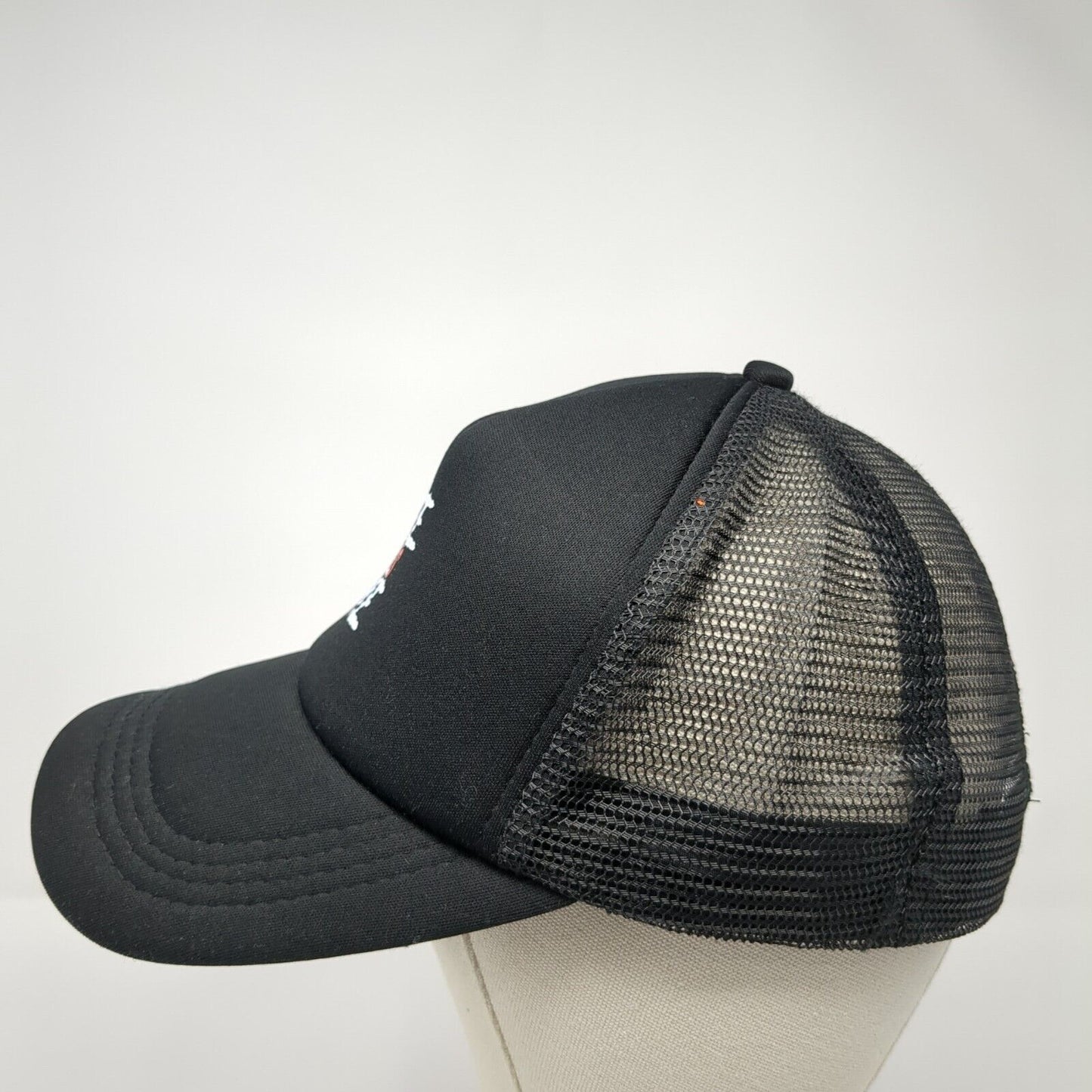 Me Vs Me Snapback Mesh Back Trucker Hat Black One Size Adjustable