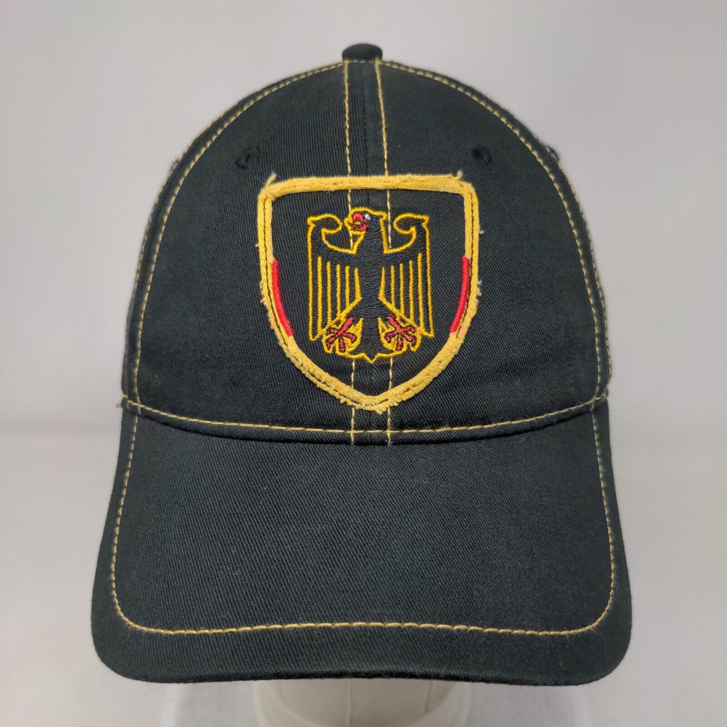 Coat Of Arms Of Germany Strapback Hat Black One Size Epcot World Showcase