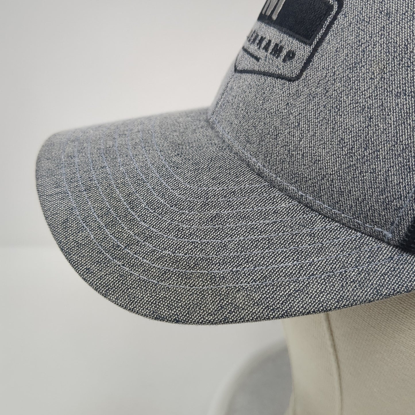 Millenkamp Snapback Mesh Back Trucker Hat Gray One Size Pacific Headwear