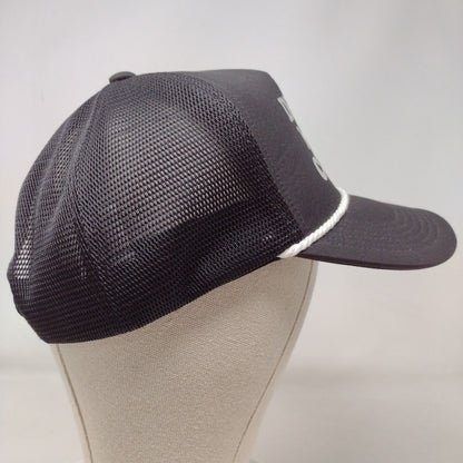Drink More Coffee Snapback Rope Trucker Hat Black OSFA Mesh Back
