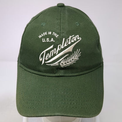 Templeton Made in USA Baseball Cap Green One Size Hat Slideback Embroidered