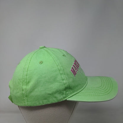 Marco Island Florida Strapback Hat Green One Size Adjustable Alvin's Island