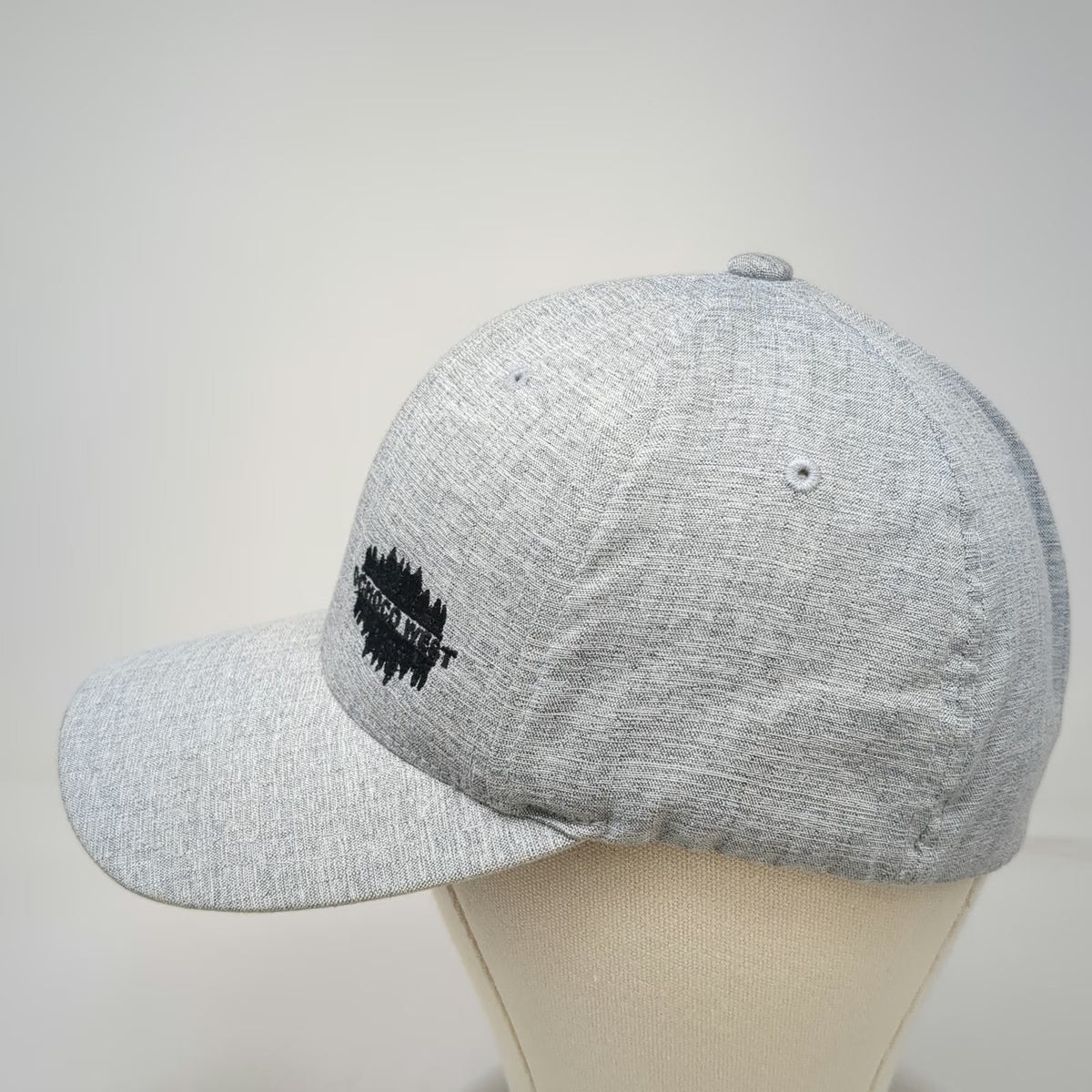 Flexfit Baseball Cap Gray XL Ochoco West Forest Treeline Hat Fitted Embroidered