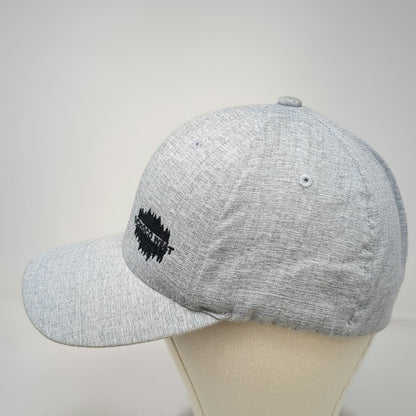 Flexfit Baseball Cap Gray XL Ochoco West Forest Treeline Hat Fitted Embroidered