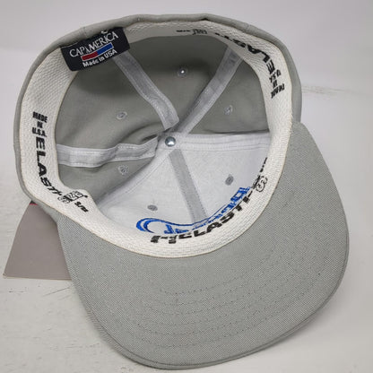 Cap America Baseball Cap Gray Propel Fitness Water Made in USA Blue Hat W/Tags