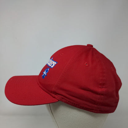 Firecrackers Strapback Hat Red OSFM Adjustable Embroidered Cotton New Era
