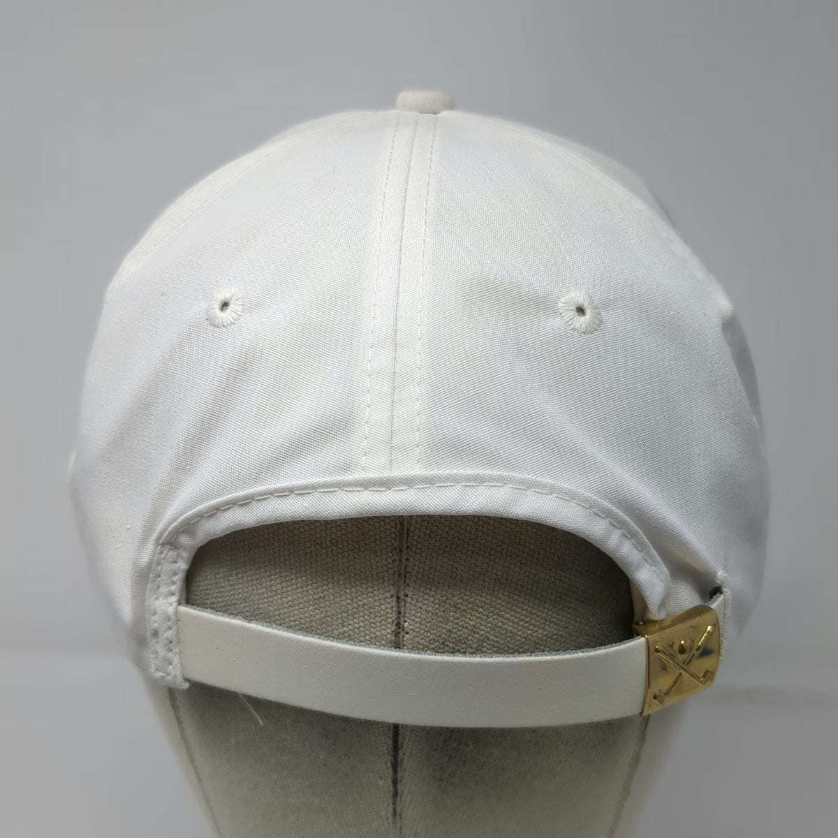 K-Products Trucker White Hat OS Rope Brim Hilleshog Mono-Hy Vintage